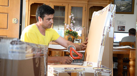 μεταφορα οικοσκευης, συσκευασια