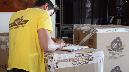 μεταφορα οικοσκευης, συσκευασια